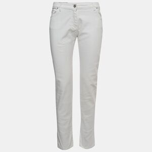 Kenzo White Denim Slim Fit Jeans S